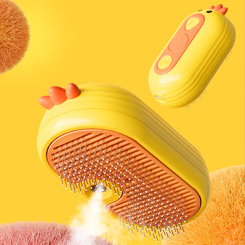 Steam Care Pet Grooming Brush