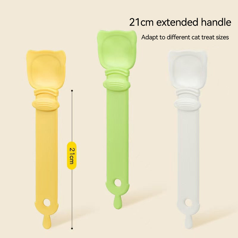 Sliding Squeeze Pet Treat Spoon