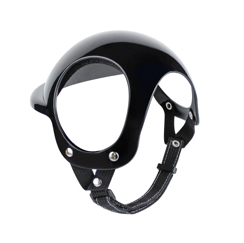 Black Safety Pet Helmet