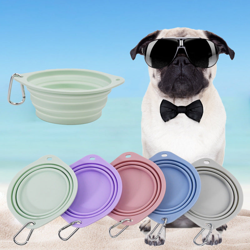 Foldable Pet Bowl for Travel & Outings