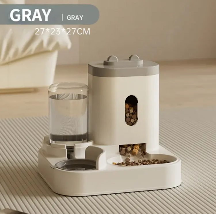 Automatic Gravity Pet Feeder with Water Dispenser