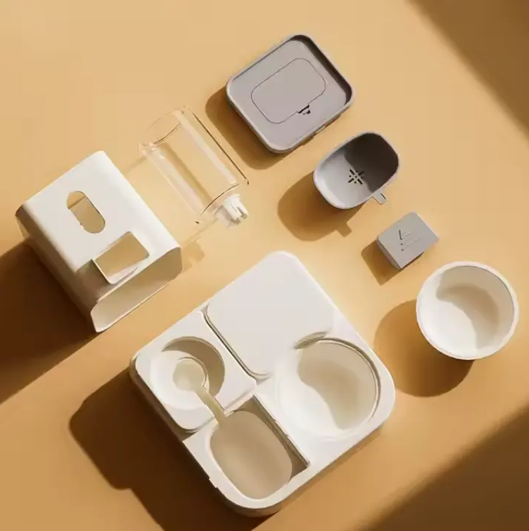 Automatic Gravity Pet Feeder with Water Dispenser