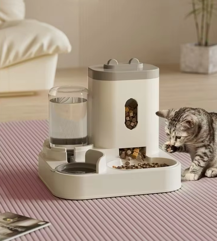 Automatic Gravity Pet Feeder with Water Dispenser