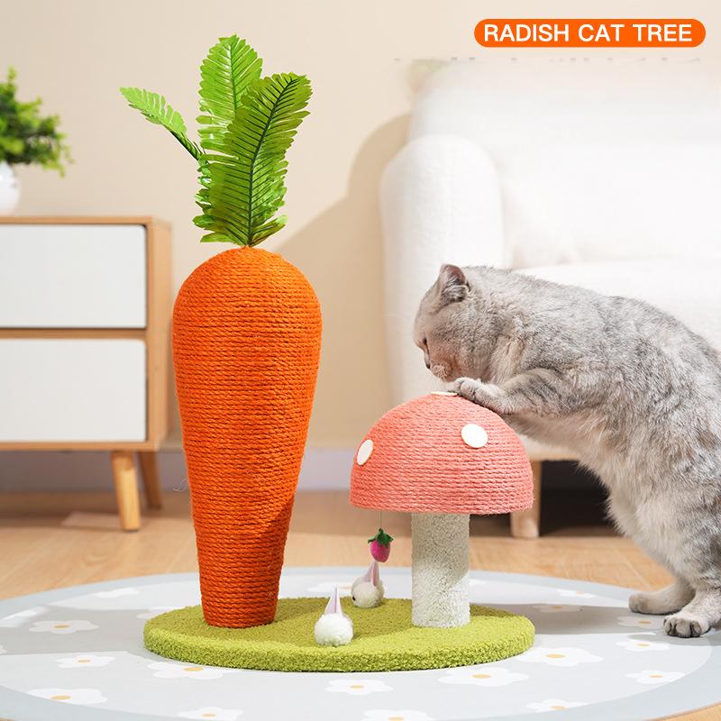 Radish Garden Cat Scratcher – Playful Scratch & Climb Station