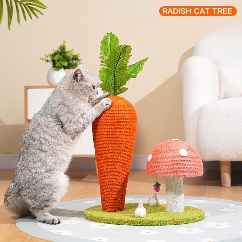 Radish Garden Cat Scratcher – Playful Scratch & Climb Station