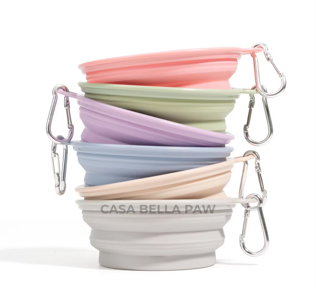 Foldable Pet Bowl for Travel & Outings
