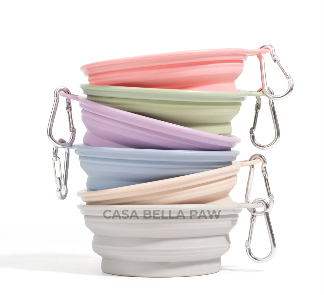 Foldable Pet Bowl for Travel & Outings