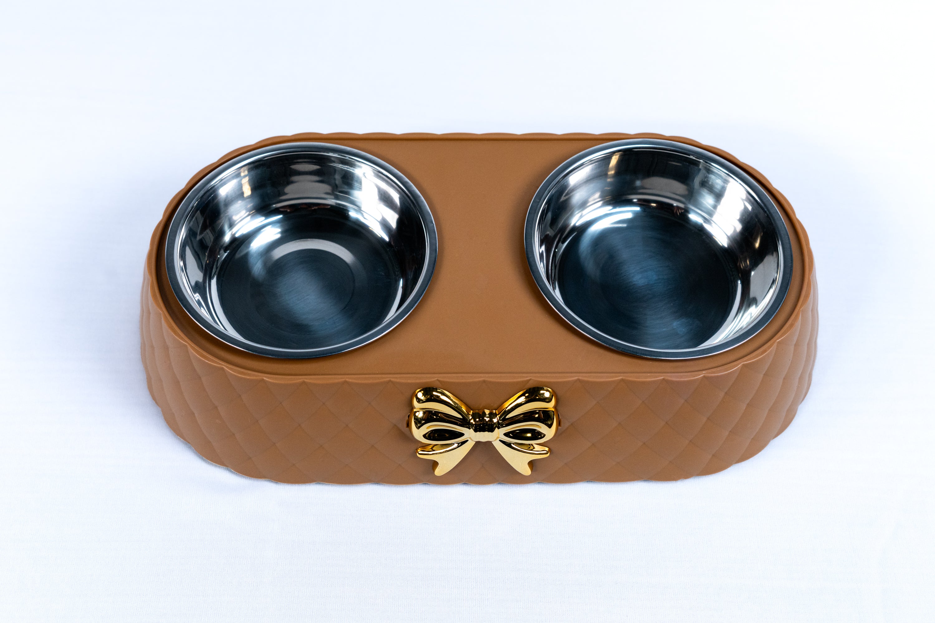 Double Stainless Steel Pet Feeder Bowl