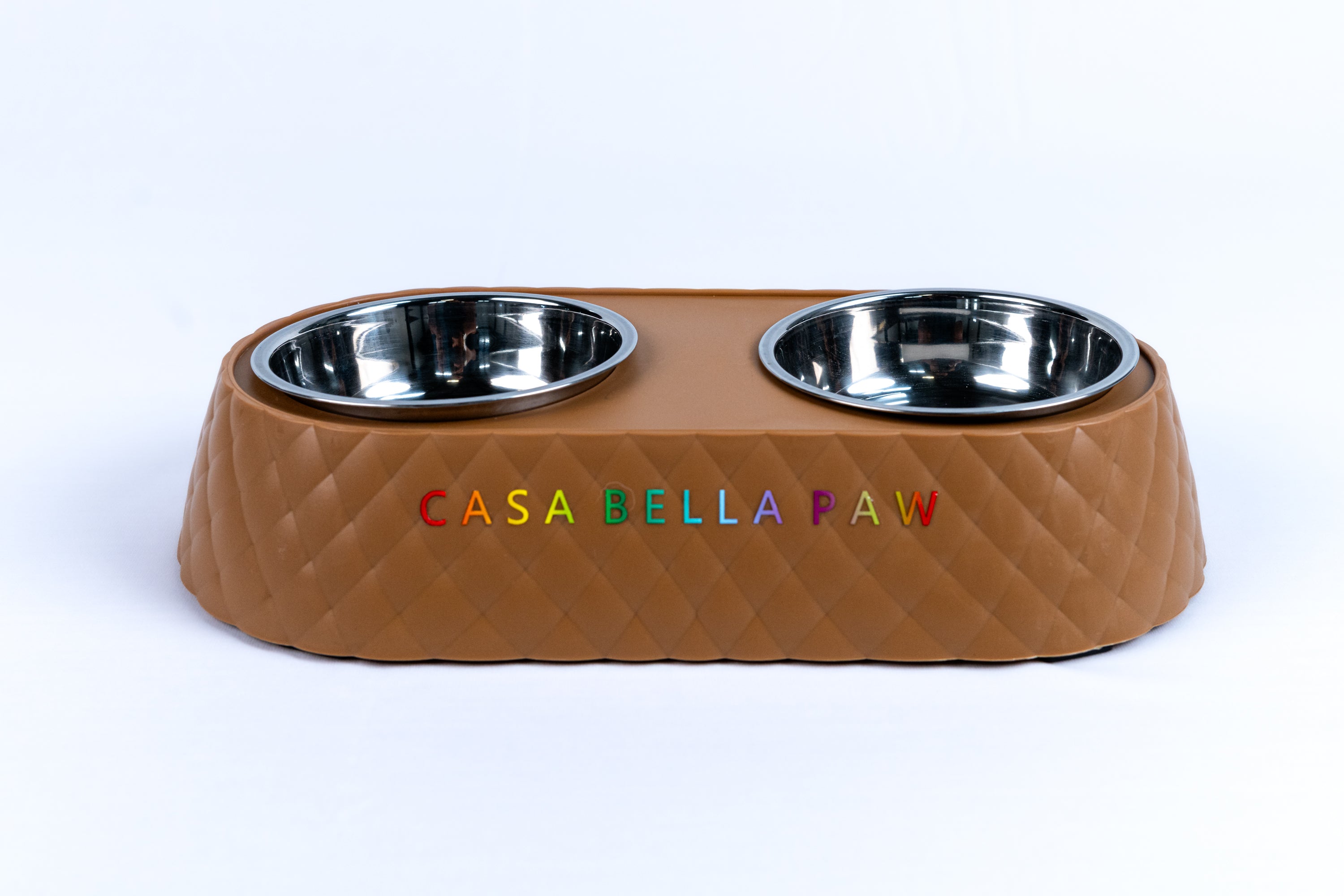 Double Stainless Steel Pet Feeder Bowl