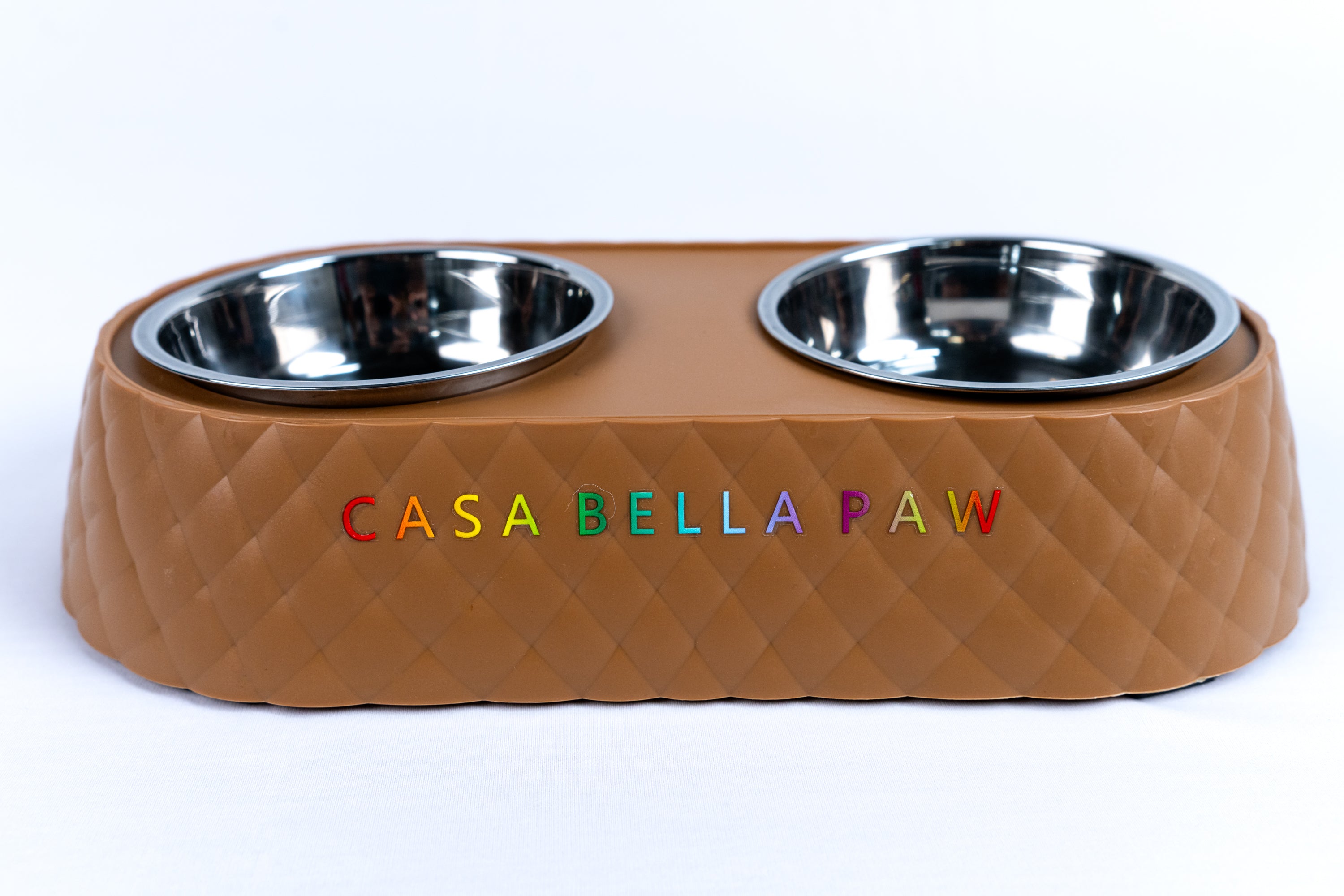 Double Stainless Steel Pet Feeder Bowl