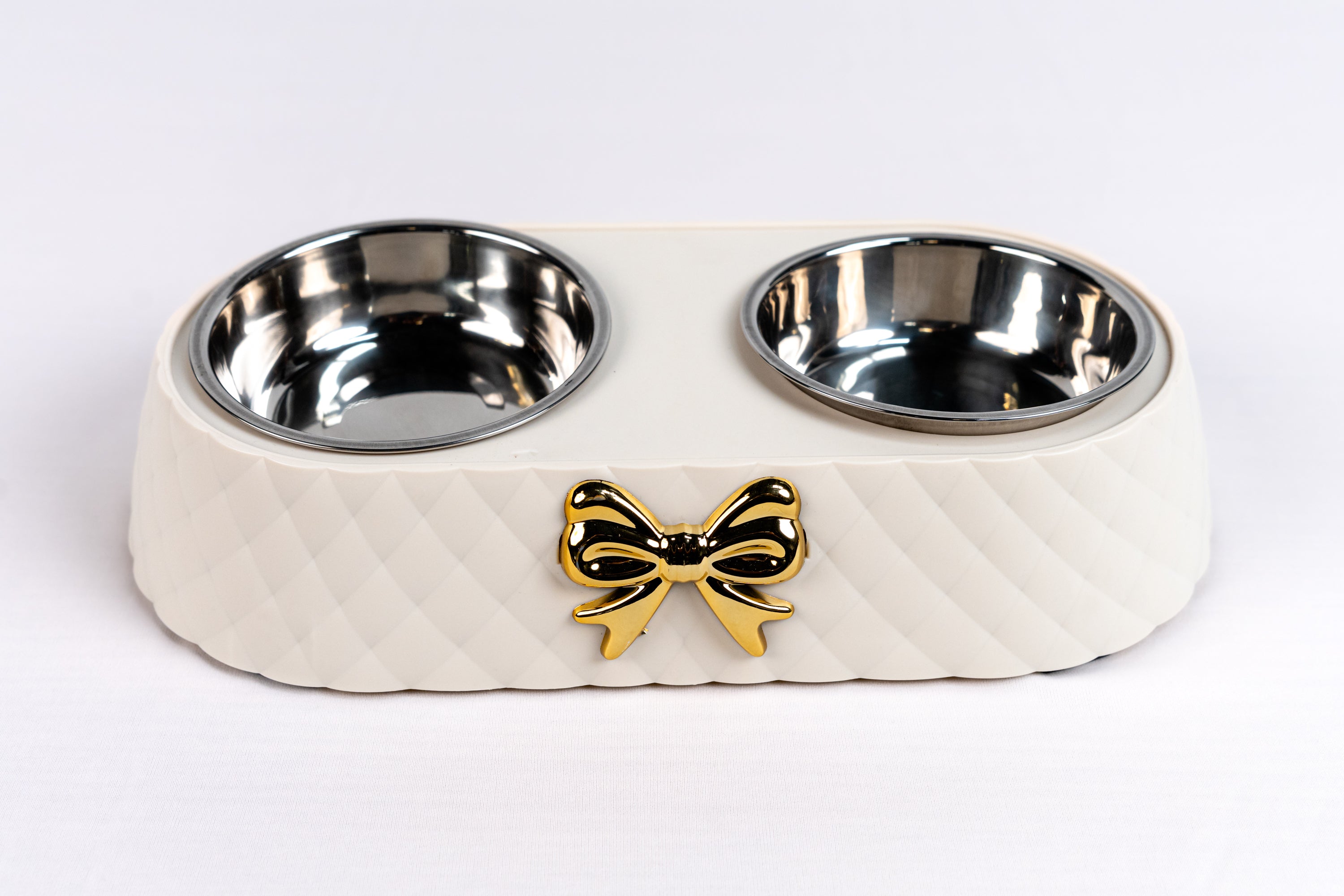 Double Stainless Steel Pet Feeder Bowl