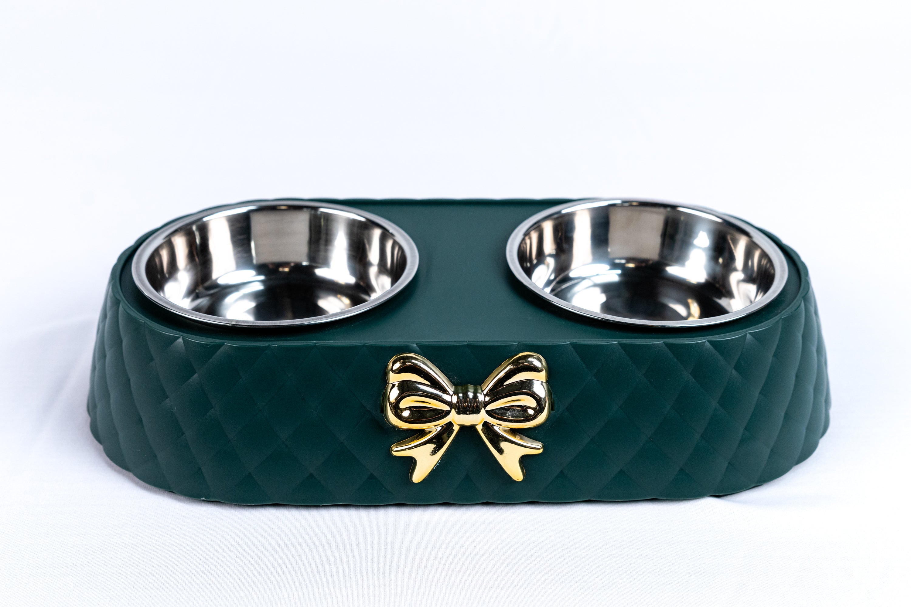 Double Stainless Steel Pet Feeder Bowl