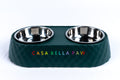 Double Stainless Steel Pet Feeder Bowl
