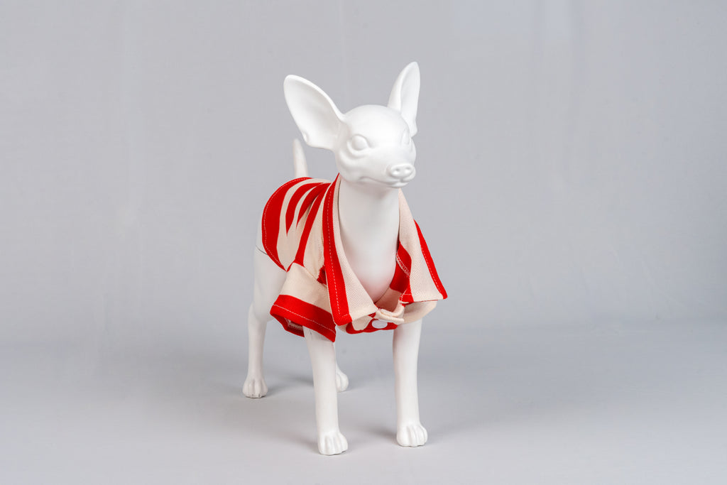 Stripe Pet Polo Shirt