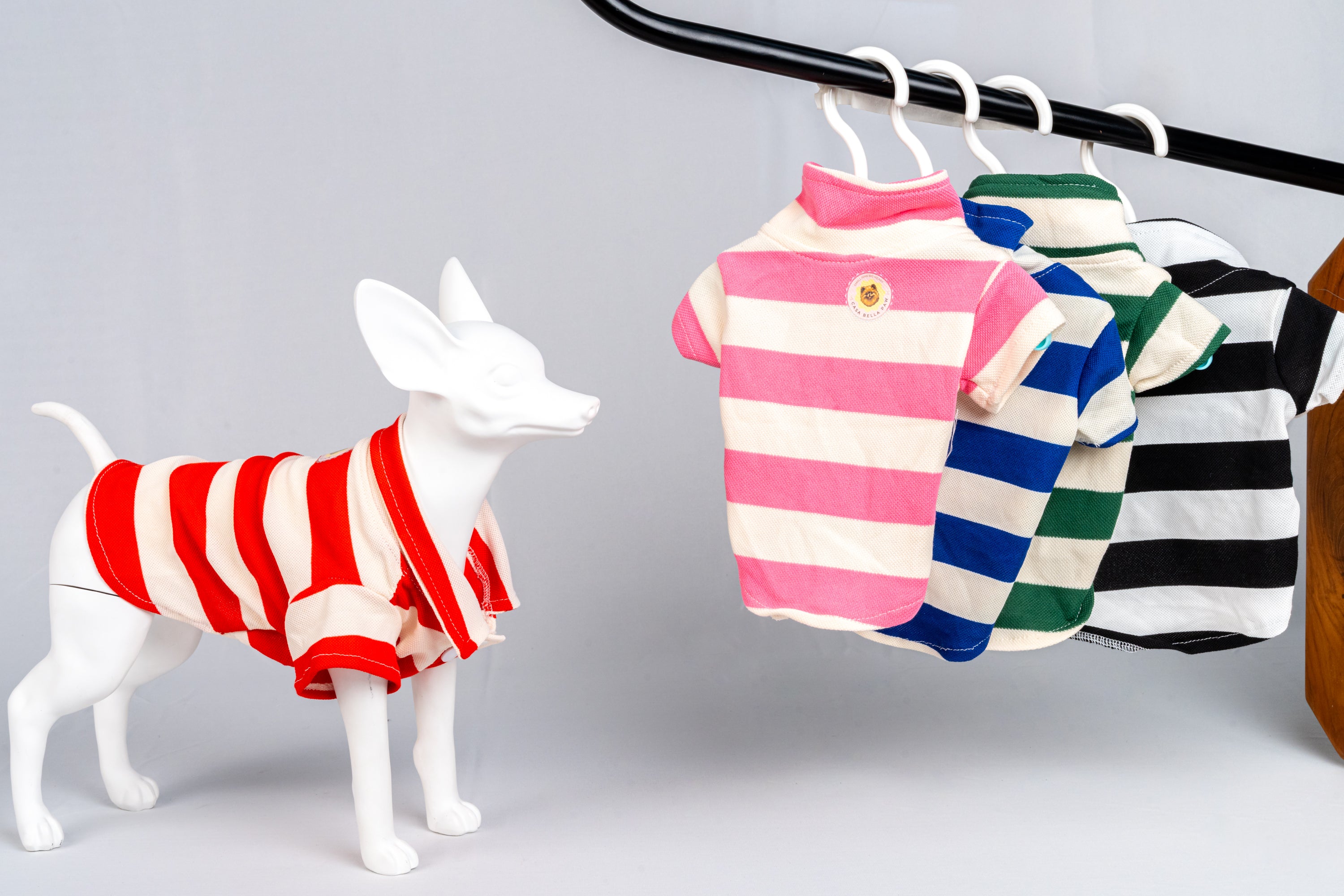 Stripe Pet Polo Shirt