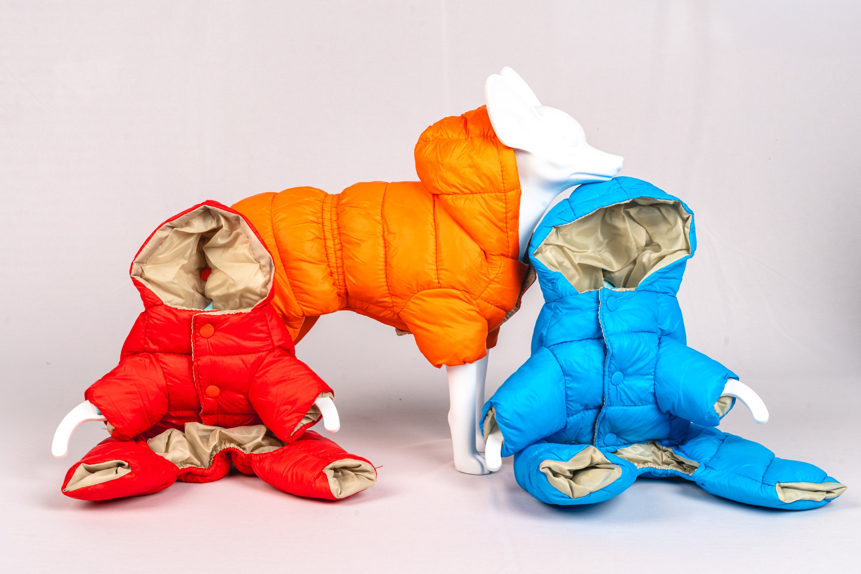 Hooded Pet Puffer Jacket