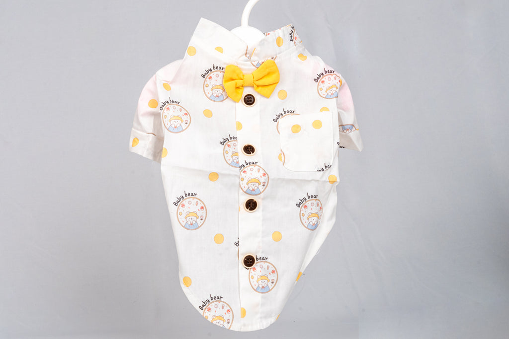 Colorful Check Printed Shirt with Bow