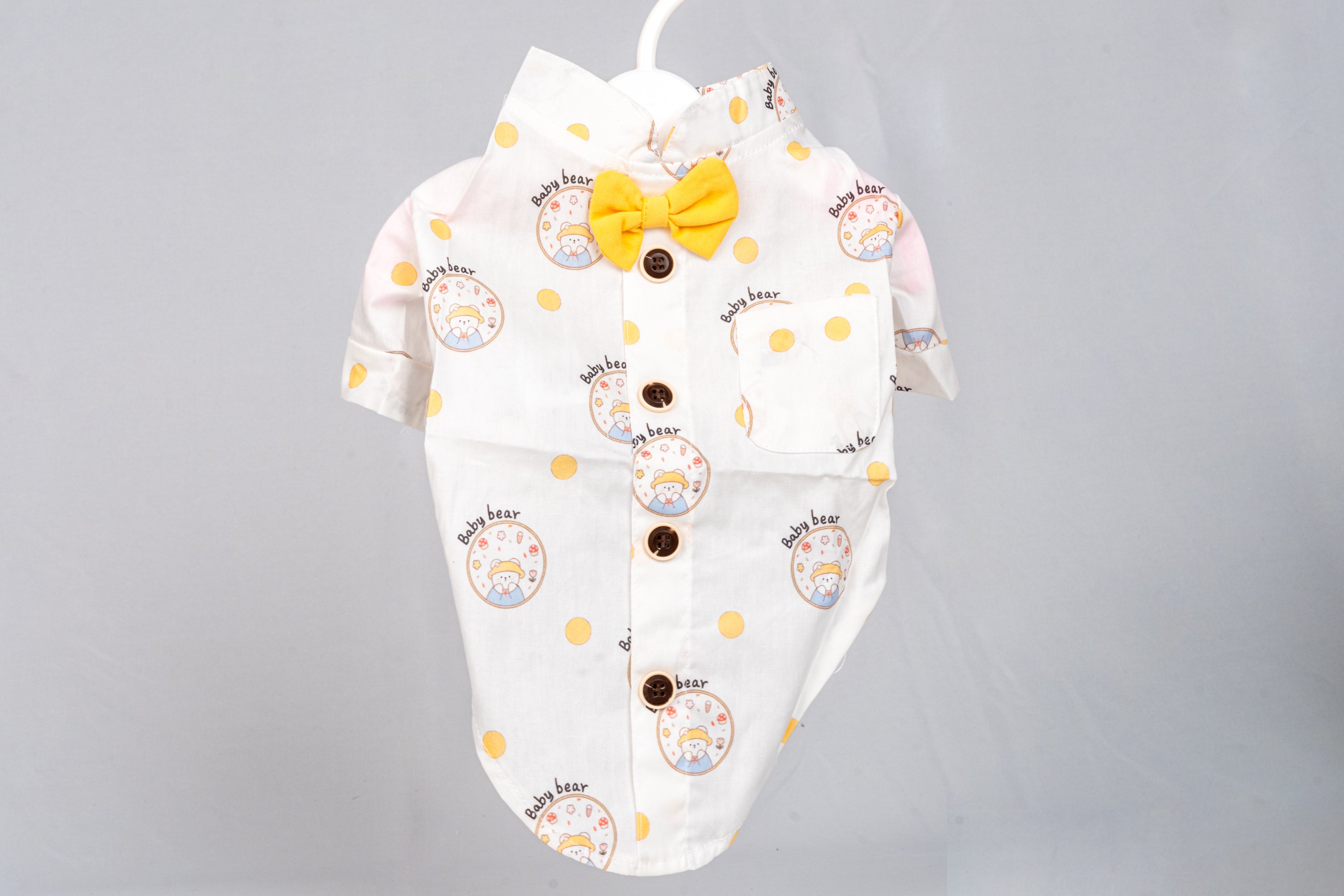 Colorful Check Printed Shirt with Bow