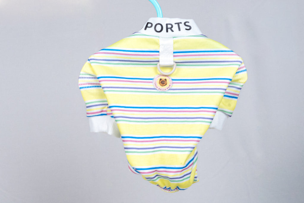 Rainbow Stripe Cozy Pet Jumpsuit