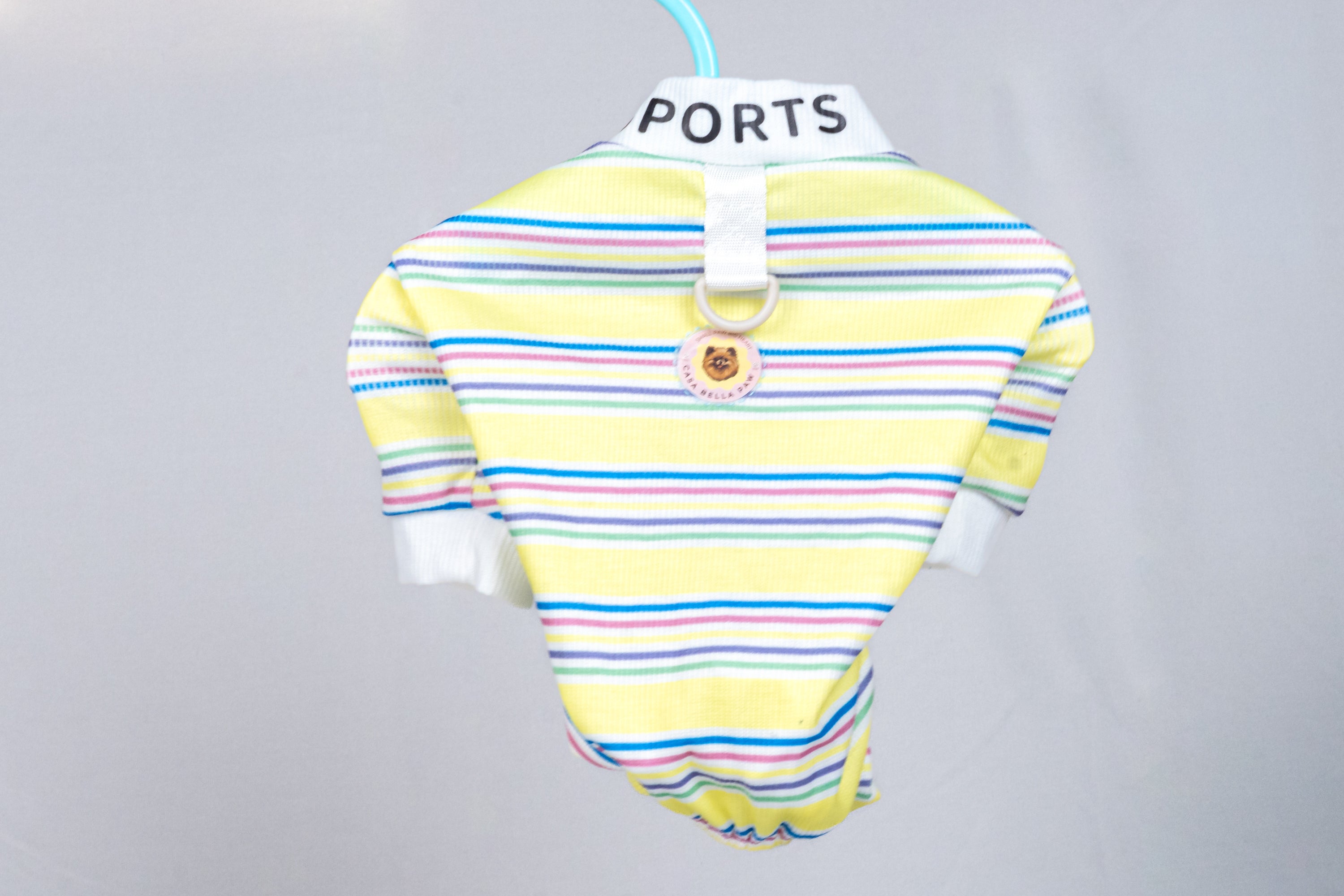 Rainbow Stripe Cozy Pet Jumpsuit