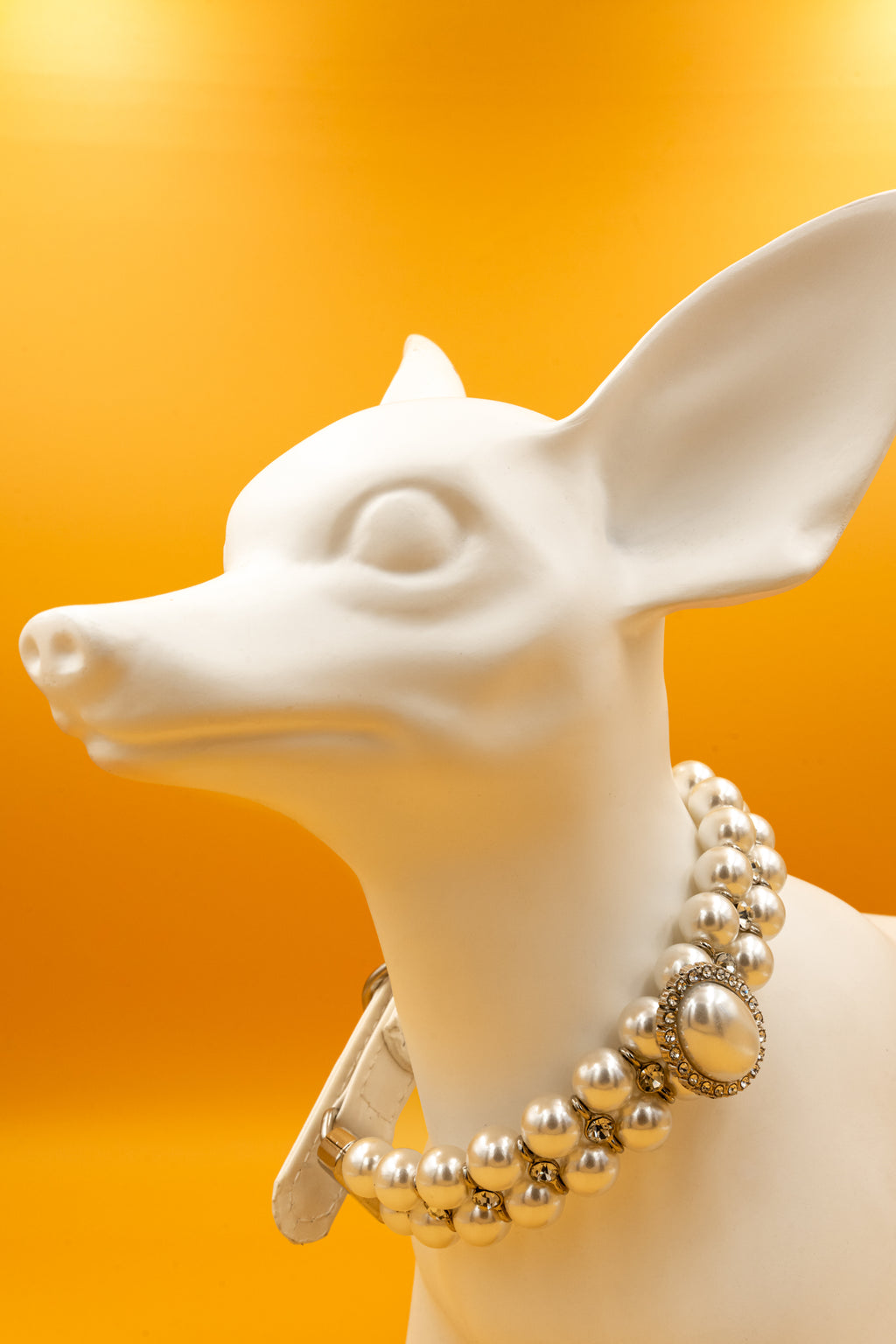 Pearl Embellished Pet Collar