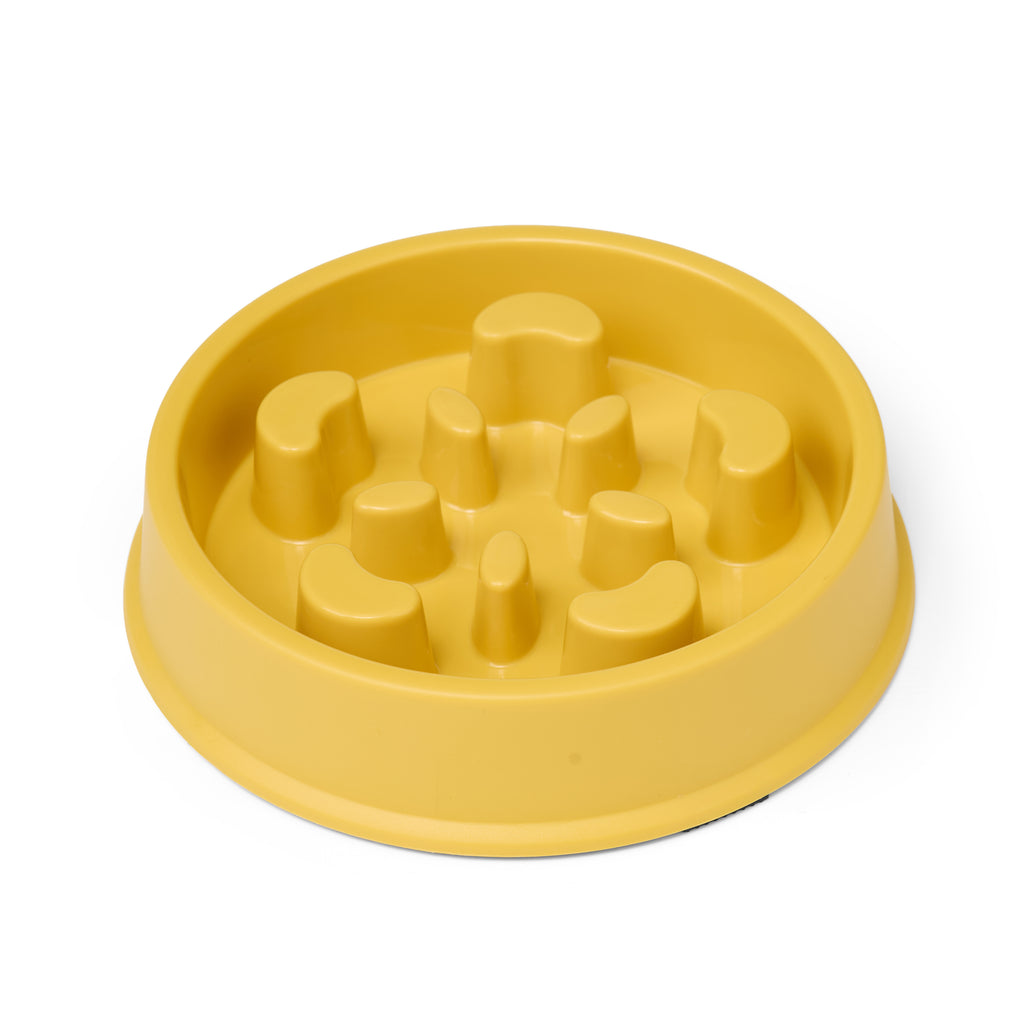 Slow Feeder Anti-Gulp Pet Bowl (Food Grade Plastic)