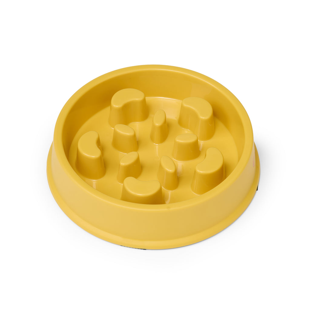 Slow Feeder Anti-Gulp Pet Bowl (Food Grade Plastic)