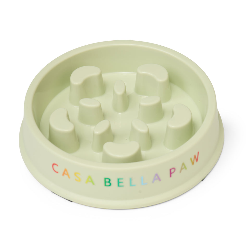 Slow Feeder Anti-Gulp Pet Bowl (Food Grade Plastic)