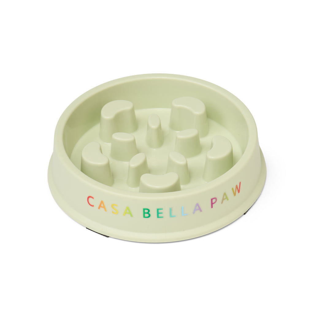 Slow Feeder Anti-Gulp Pet Bowl (Food Grade Plastic)