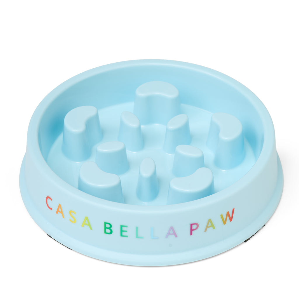 Slow Feeder Anti-Gulp Pet Bowl (Food Grade Plastic)