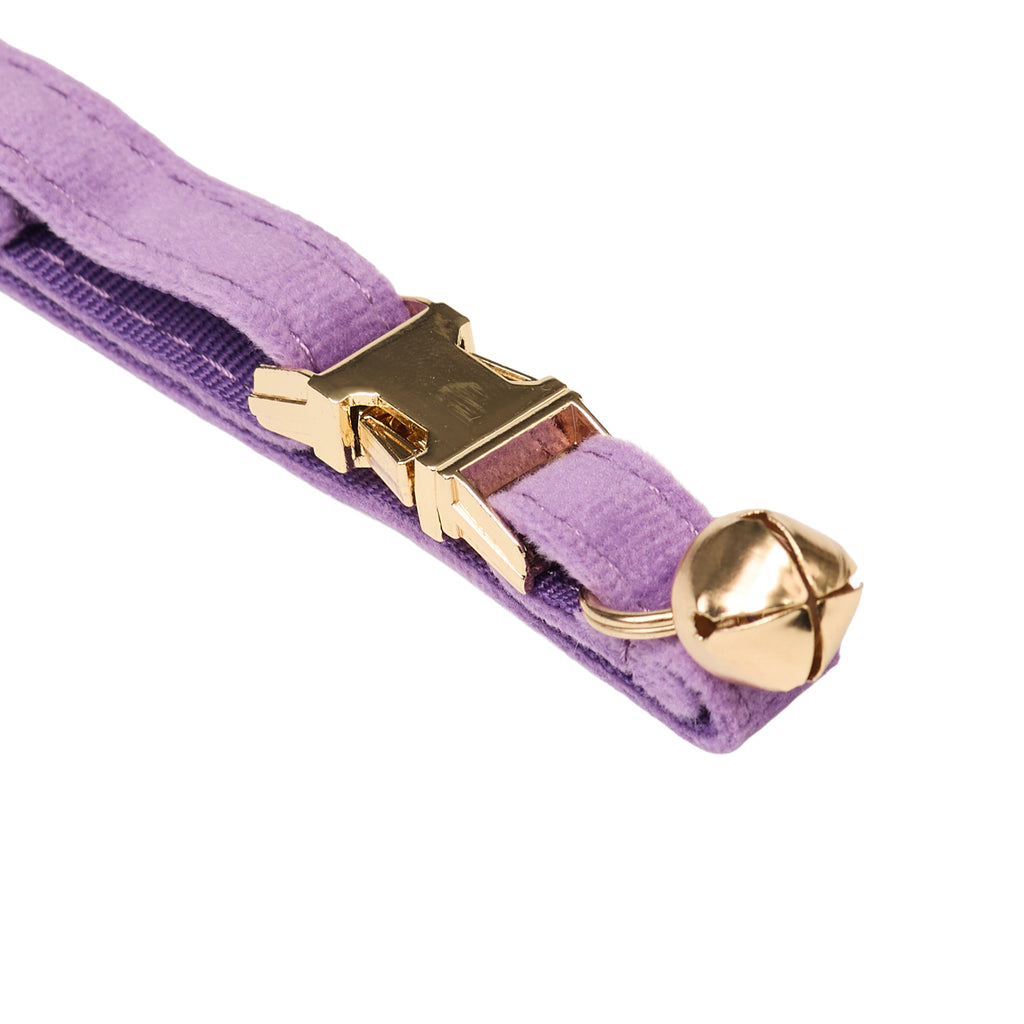 Velvet Bell Cat Collar