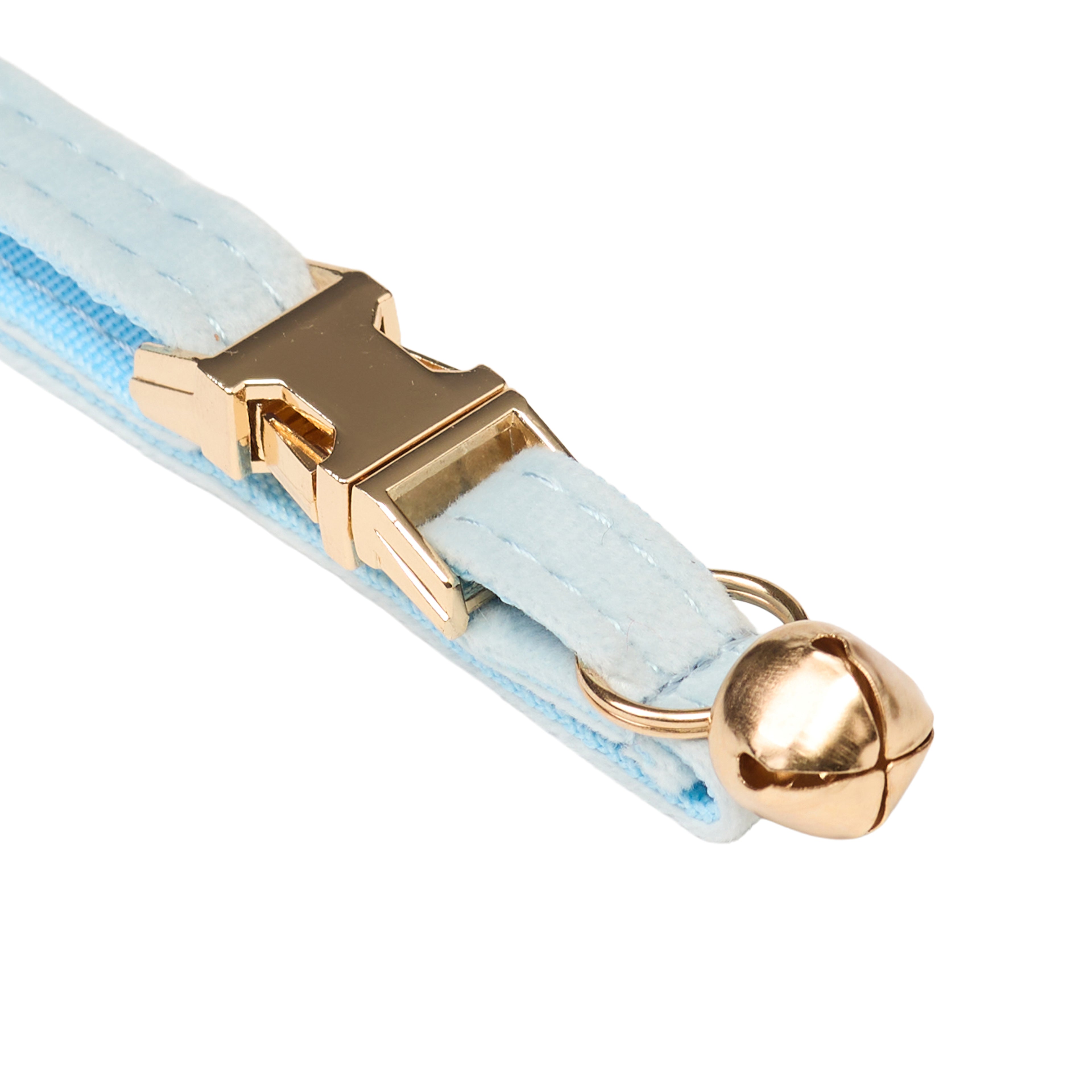 Velvet Bell Cat Collar