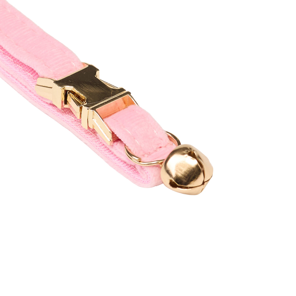 Velvet Bell Cat Collar