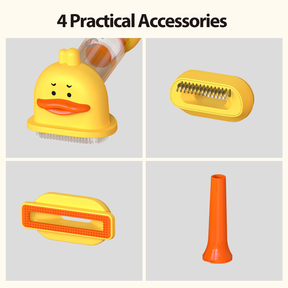 Pet Vacuum Brush With Attachments