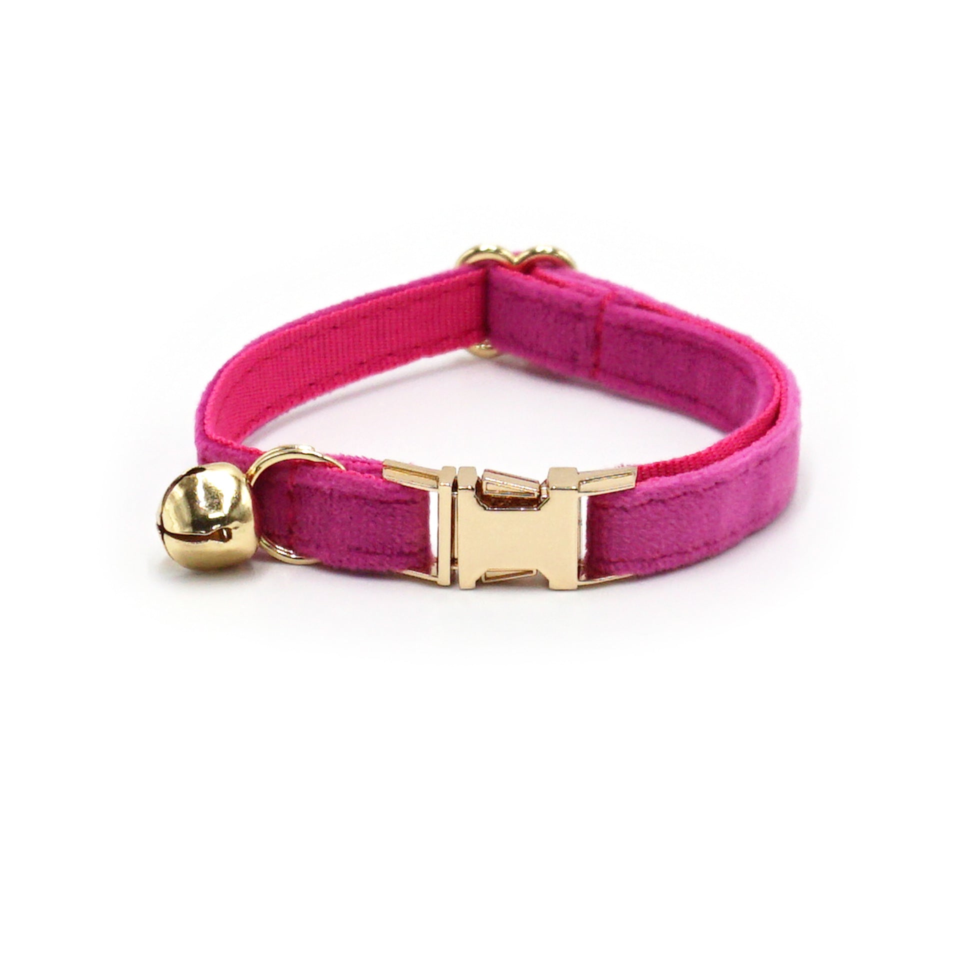 Velvet Bell Cat Collar