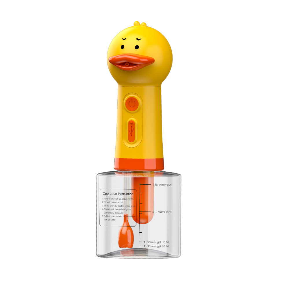 Duck-Shaped Pet Bath Bubble Machine
